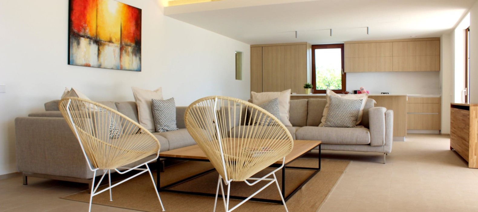 Living room of Villa Can Euphoria in Mallorca