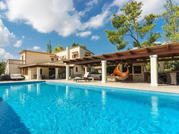 Outdoor pool area of Villa Two M2 in Mallorca