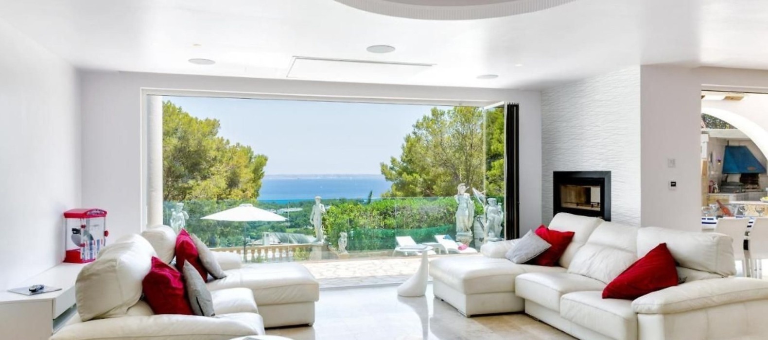 Living room of Villa White Ginger in Mallorca