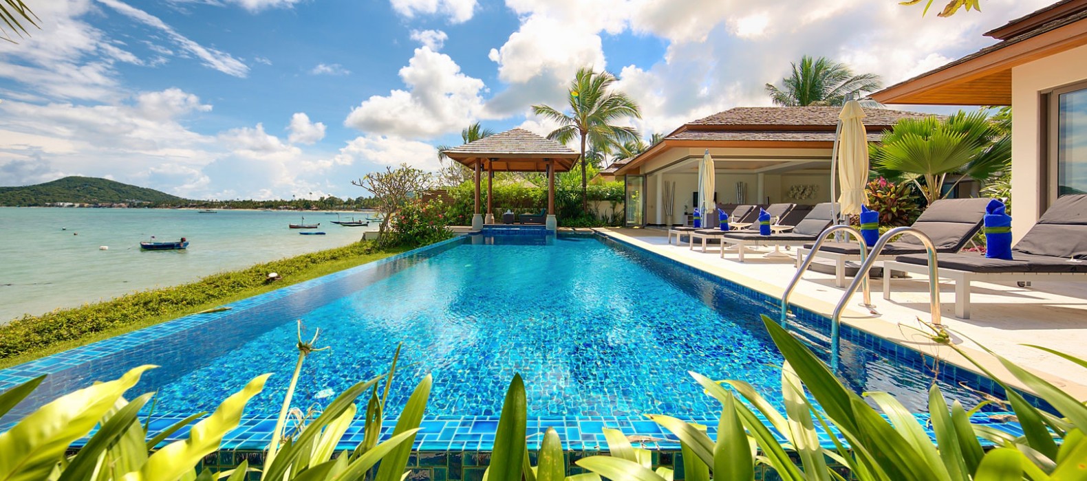 Exterior pool of Villa Beautiful Life in Koh Samui