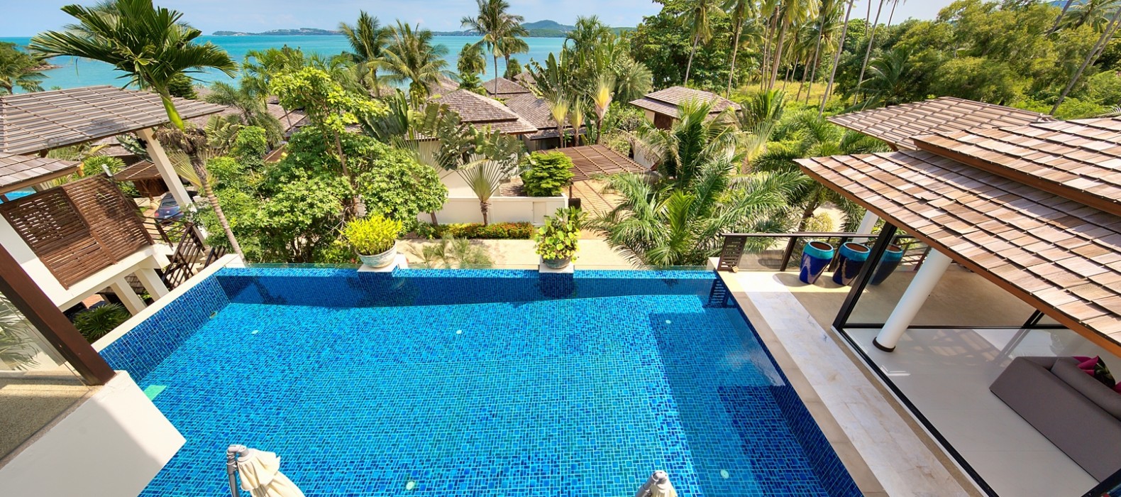 Pool view of Villa Calm Samui in Koh Samui