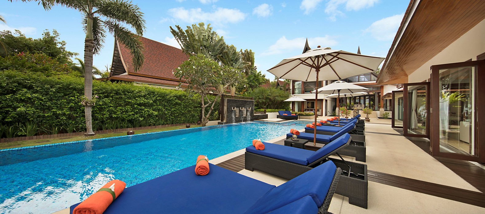 Sun loungers of Villa Relax your Mind in Koh Samui