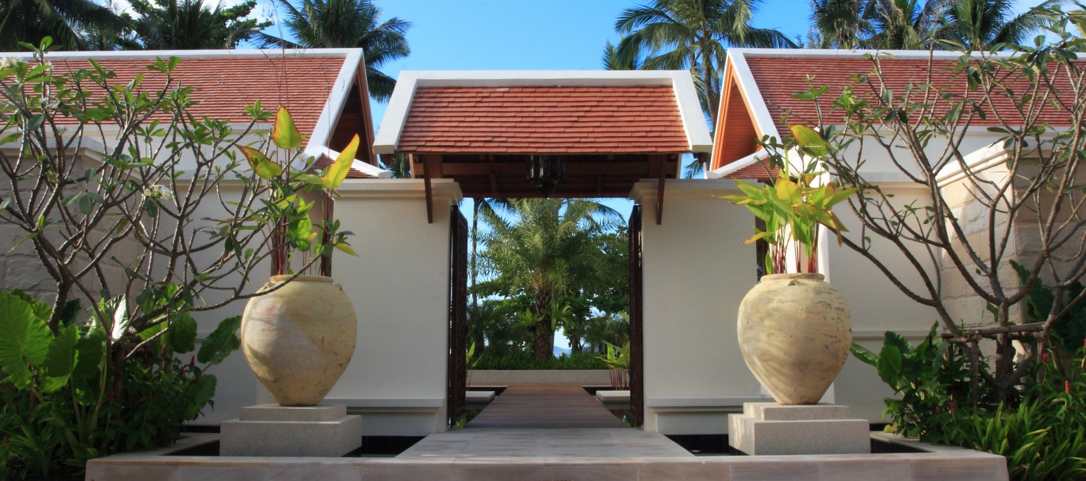 Entrance of Villa Samui Elegance in Koh Samui